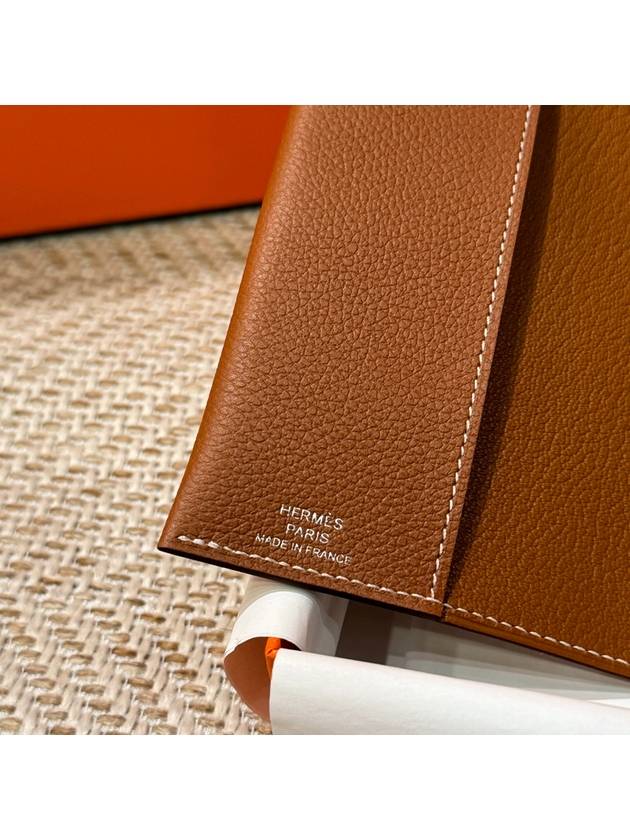 R.M.S Passport Holder Evercolor & Palladium Gold - HERMES - BALAAN 8