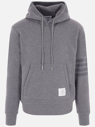 4 Bar Stripe Hoodie Grey - THOM BROWNE - BALAAN 2