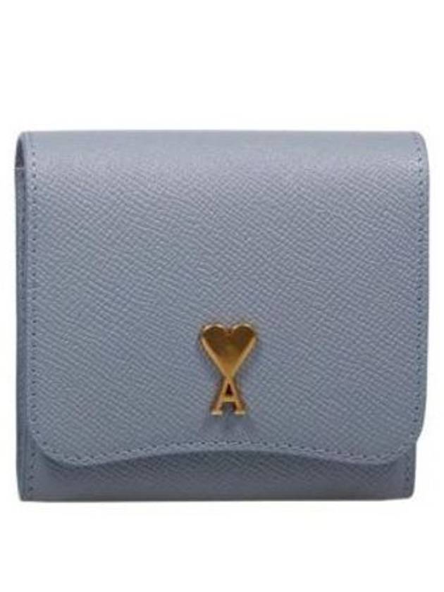 De Coeur Compact Half Wallet Clay Blue - AMI - BALAAN 2