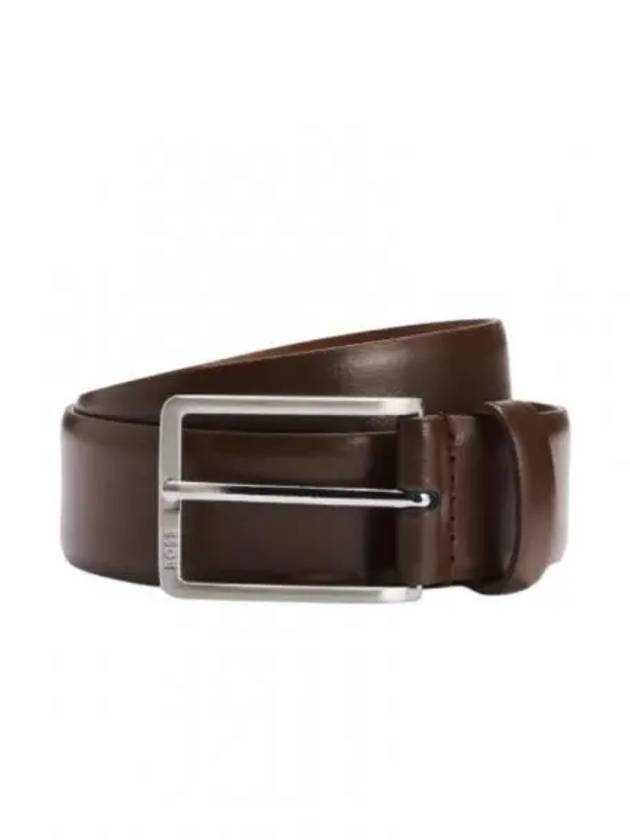 Logo Leather Belt Brown - HUGO BOSS - BALAAN 2