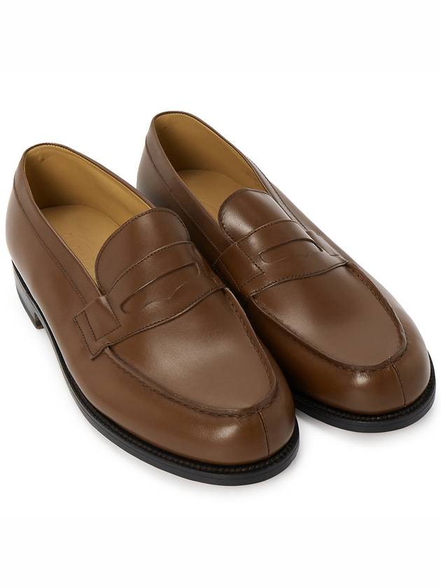 Leather Loafers Brown - J.M. WESTON - BALAAN 4