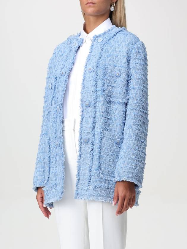 Single breasted cotton rush stitch jacket Azur - DOLCE&GABBANA - BALAAN 5