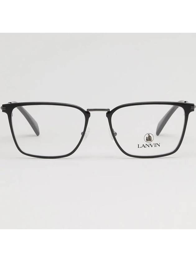 Glasses Frame LNV2114 001 Fashion Square Metal Men Women - LANVIN - BALAAN 3