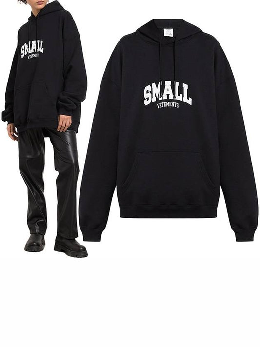 Logo Print Hoodie Black - VETEMENTS - BALAAN 2