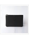 FF Logo Canvas Medium Clutch Bag Black - FENDI - BALAAN 2