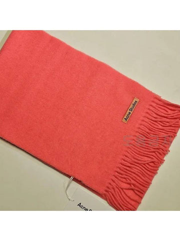 Scarf Muffler Skinny Fluo Pink - ACNE STUDIOS - BALAAN 1