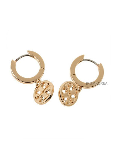 Miller Huggie Hoop Earrings Gold - TORY BURCH - BALAAN 2