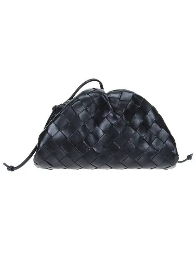 Intrecciato Mini Pouch Bag Black - BOTTEGA VENETA - BALAAN 5