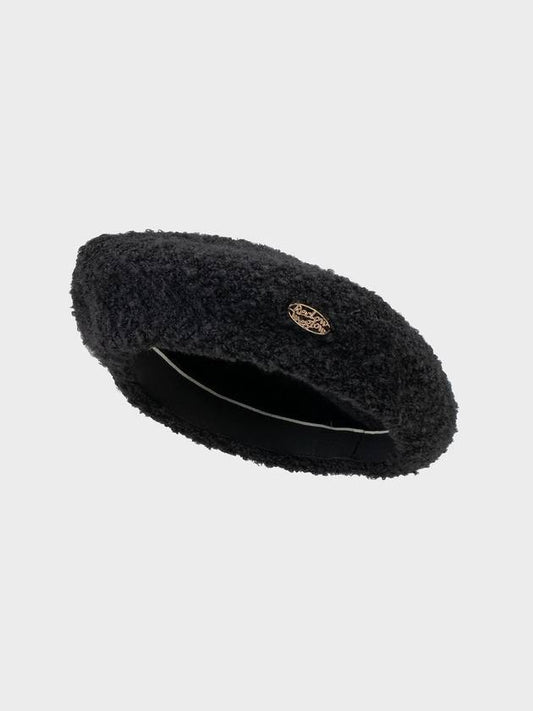 CURLY Beret BLACK - RECLOW - BALAAN 2