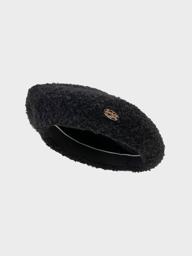 CURLY Beret BLACK - RECLOW - BALAAN 1