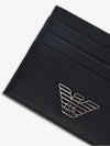 Logo 3-Fold Card Wallet Black - EMPORIO ARMANI - BALAAN 5