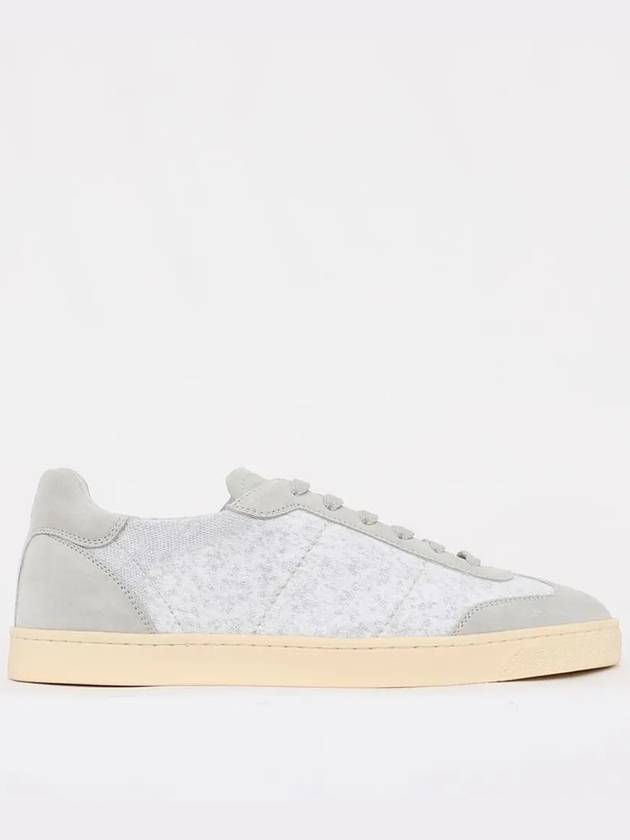 Paneled Low Top Sneakers White - BRUNELLO CUCINELLI - BALAAN 4