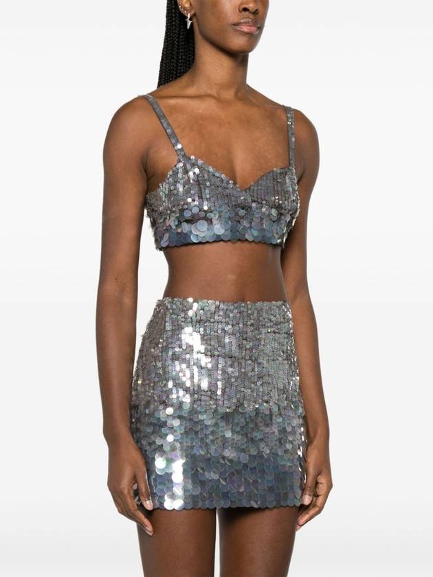 iridescent sequin cropped top - P.A.R.O.S.H. - BALAAN 3