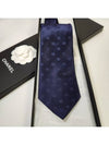 Classic Tie CC Logo Silk Navy Gift AAA134 - CHANEL - BALAAN 1