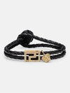 Greca leather bracelet - VERSACE - BALAAN.