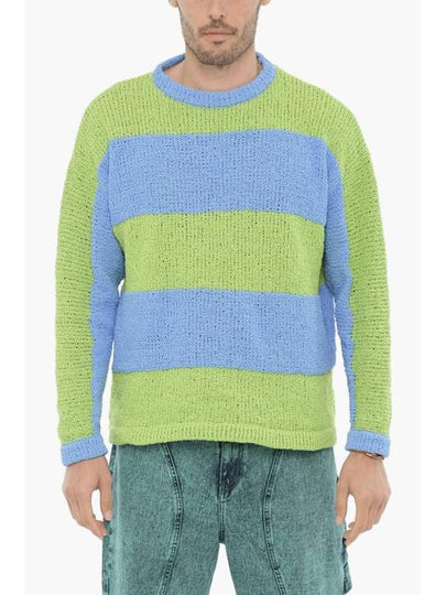 Crew Neck Knit Top Azure Green - SUNNEI - BALAAN 2