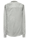 heart logo striped shirt BFUSH063 039 - AMI - BALAAN 2