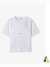 Rive Gauche Short Sleeve T-Shirt White - SAINT LAURENT - BALAAN 2