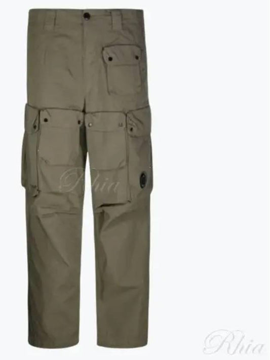 Rip-Stop Loose Utility Cargo Straight Pants Green - CP COMPANY - BALAAN 2