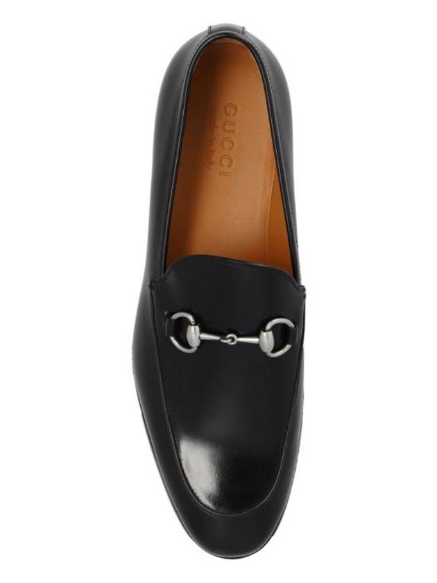 Men's Horsebit Leather Loafer Black - GUCCI - BALAAN 4