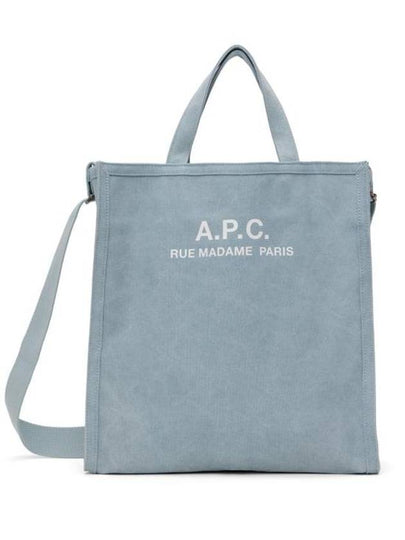 Recuperation Canvas Tote Bag Blue - A.P.C. - BALAAN 2