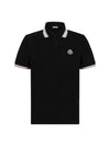 Polo T shirt 8A00018 89A16 999 Black - MONCLER - BALAAN 1