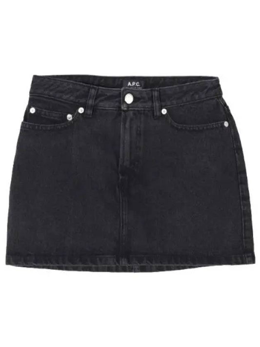 mini denim skirt women - A.P.C. - BALAAN 1