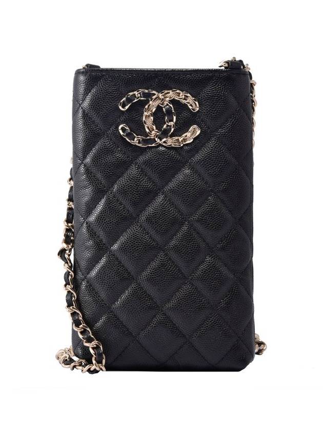 Women s Double CC Phone Holder Bag - CHANEL - BALAAN 1