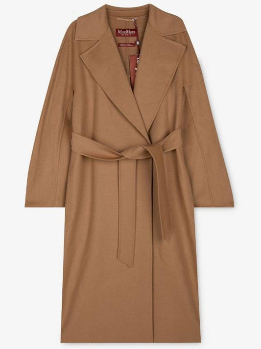 Cles Virgin Wool Single Coat Camel - MAX MARA - BALAAN 2