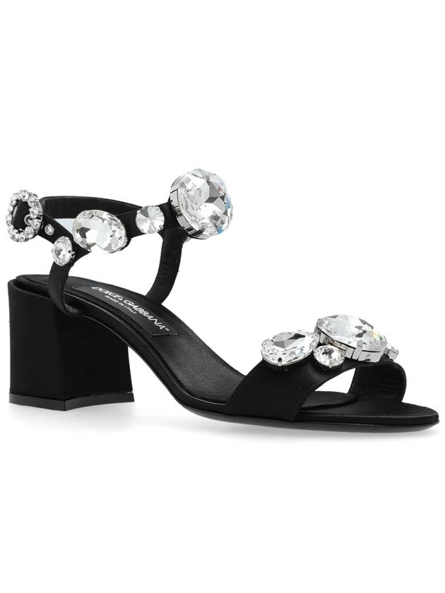 Dolce & Gabbana Heeled Sandals, Women's, Black - DOLCE&GABBANA - BALAAN 4