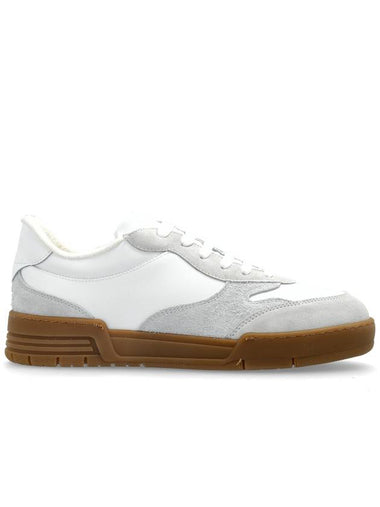 Moschino Leather Sneakers, Men's, White - MOSCHINO - BALAAN 1