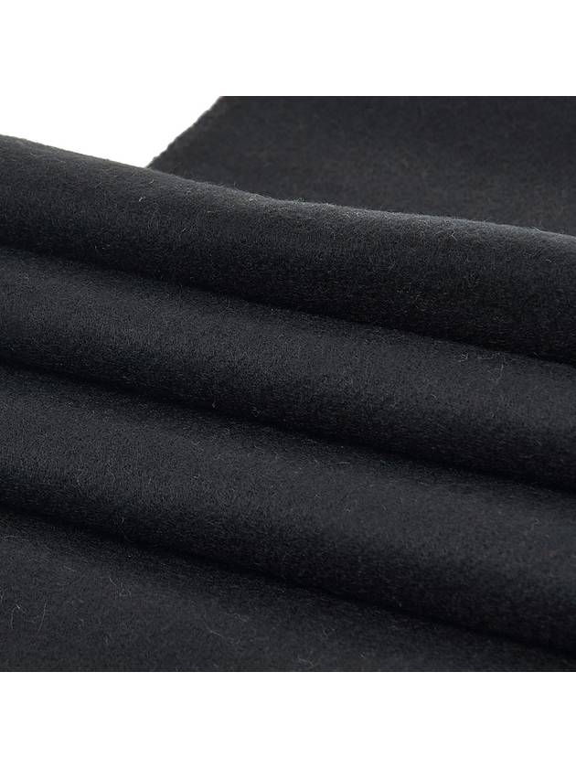 Check Reversible Cashmere Scarf Charcoal Black - BURBERRY - BALAAN 5