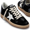 Men's Ballstar Suede Low Top Sneakers Black - GOLDEN GOOSE - BALAAN 2