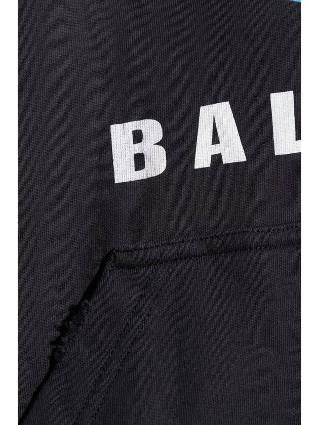 Balenciaga Sweatshirt With Vintage Effect, Women's, Black - BALENCIAGA - BALAAN 5