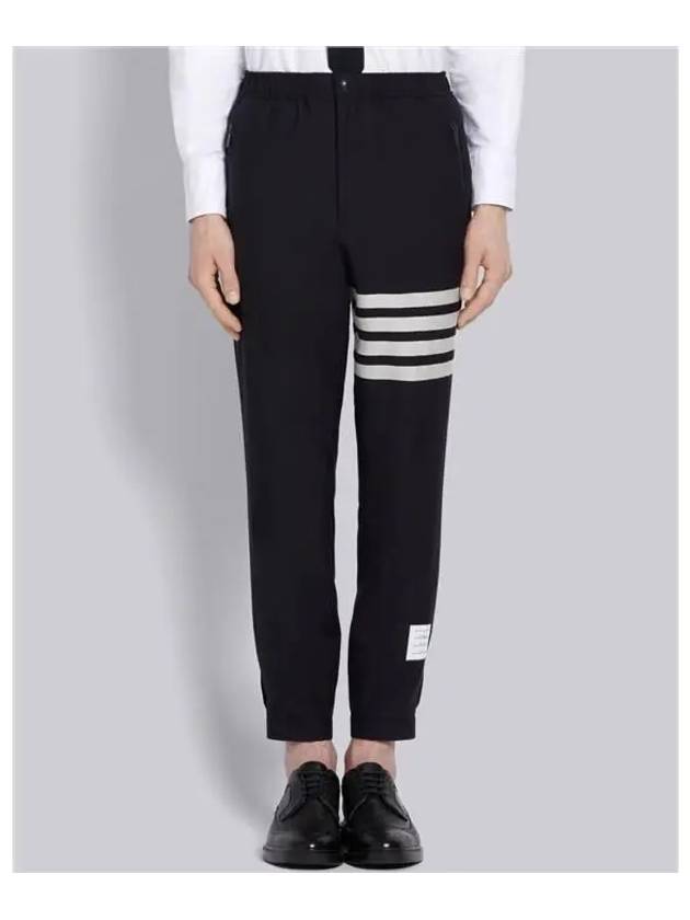 4 Bar Stripe Plain Weave Track Pants Navy - THOM BROWNE - BALAAN 3