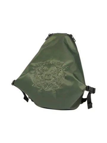 Embroidery Tiger Mini Backpack Green - ONITSUKA TIGER - BALAAN 1