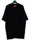 Italy Origin Top Wear Small Box Short Sleeve T Shirt Black FW23KN41 - SUPREME - BALAAN 3