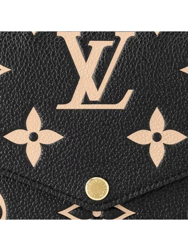 Felicie Pochette Shoulder Bag Black - LOUIS VUITTON - BALAAN 7