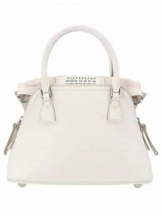 5AC Logo Patch Mini Tote Bag Ivory - MAISON MARGIELA - BALAAN 2