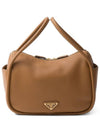 Darling Leather Hand Tote Bag Caramel - PRADA - BALAAN 1