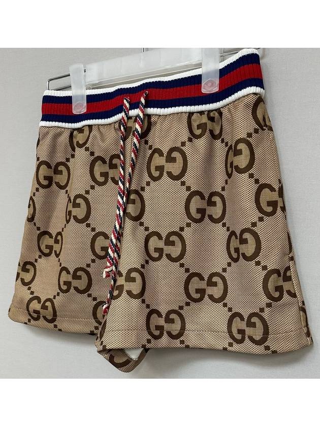 Tiger jumbo GG jersey shorts 25 - GUCCI - BALAAN 3