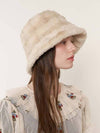 Mink Bucket Hat Ivory - BROWN HAT - BALAAN 1