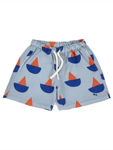 Boat All Over Woven Shorts 123AC079 Blue 271620 1059144 - BOBO CHOSES - BALAAN 1