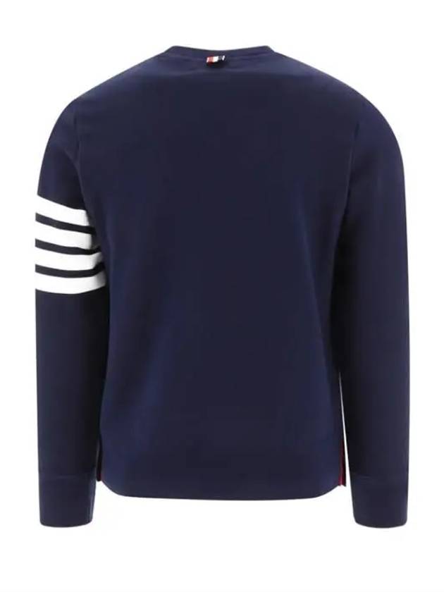 4 Bar Loopback Jersey Sweatshirt Navy - THOM BROWNE - BALAAN 3