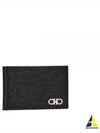 ID Window Gancini Half Wallet Black - SALVATORE FERRAGAMO - BALAAN 2