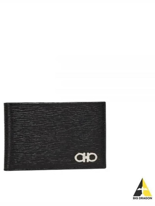 ID Window Gancini Half Wallet Black - SALVATORE FERRAGAMO - BALAAN 2