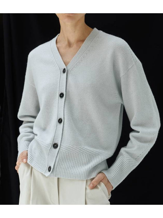 Women's Cashmere Cardigan Mint - LEHEE CASHMERE - BALAAN 2