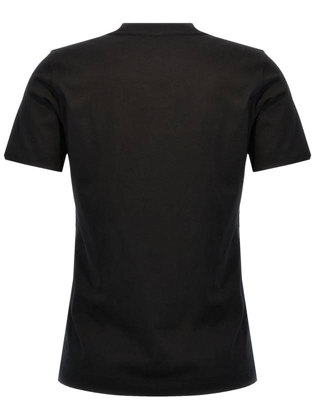 Crystal Logo Short Sleeve T-Shirt Black - MONCLER - BALAAN 3