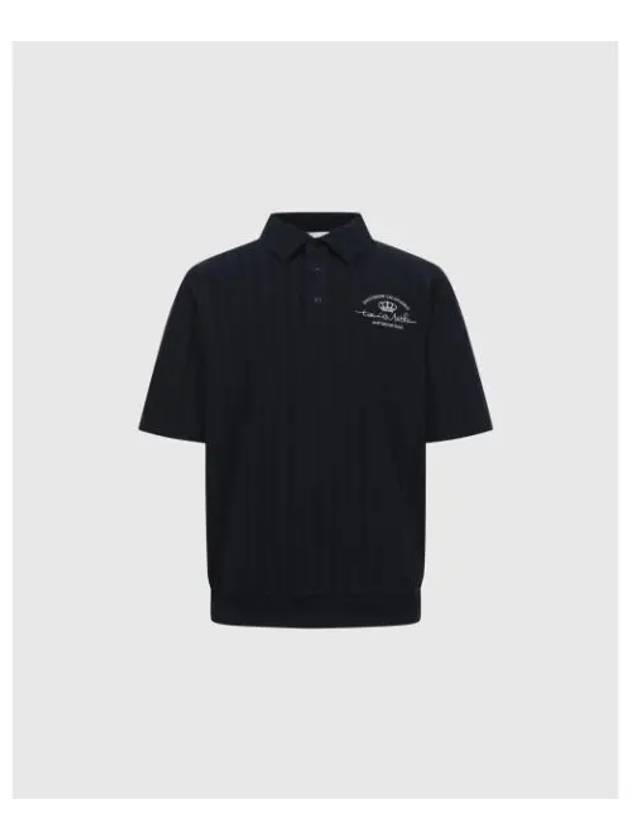 TRAVISMATHEW Men s Terry Jagard T Shirt Navy - TRAVIS SCOTT - BALAAN 1