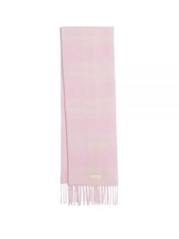 L’echarpe Carro Le Chouchou Jacquard Check Scarf Light Pink - JACQUEMUS - BALAAN 2